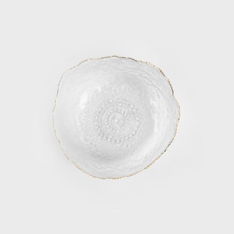 Homla, Apola, miska, ryflowana transparentna, rozmiar L, 9-20 cm