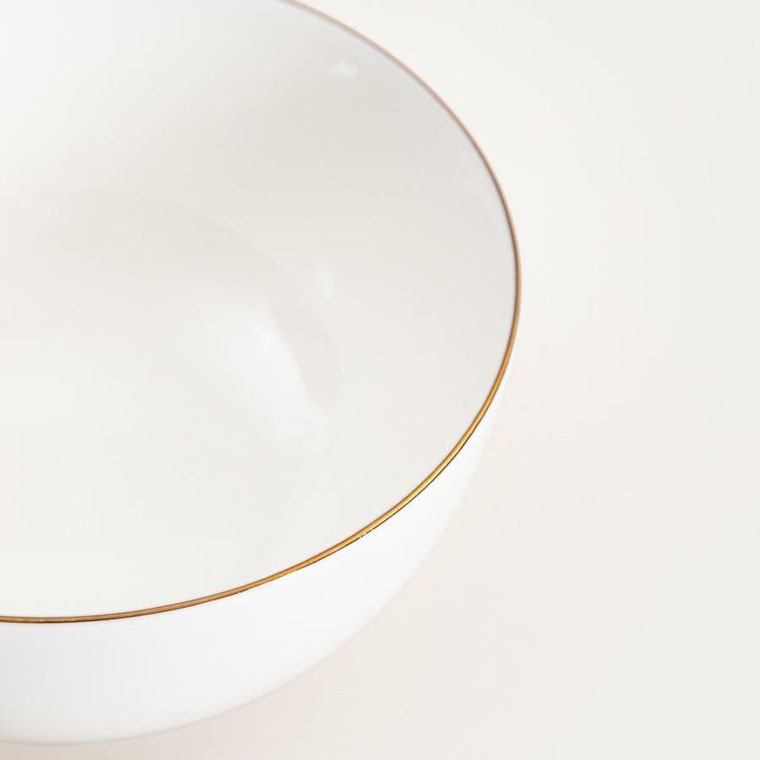 Homla, Auroo, miseczka, ze złotą obwódką, 14 cm