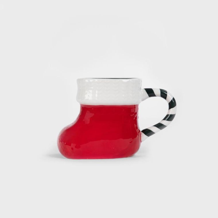 Homla, Bargos, kubek, skarpeta świąteczna czerwona, 0,45l