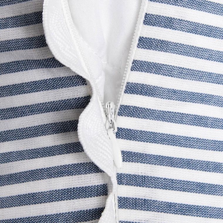 Homla, Baroso, poszewka, z ozdobną białą lamówką, 45-45 cm