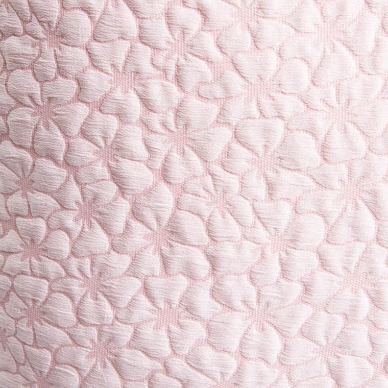 Homla, Blomster, poszewka, żakardowa różowa, 45-45 cm