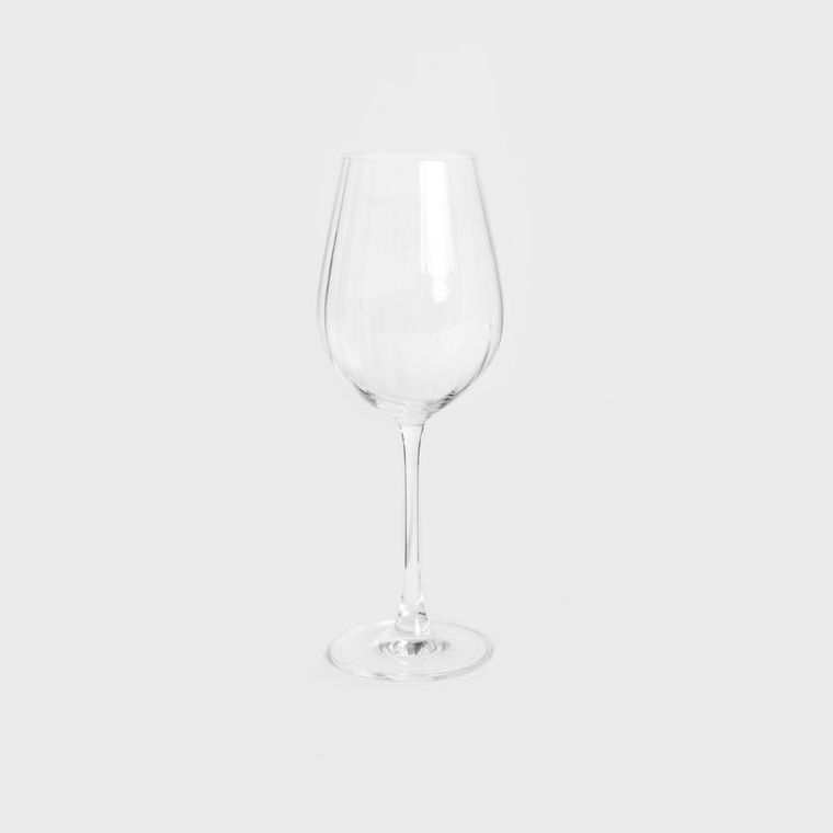 Homla, Brilliant Bliss, zestaw kieliszków, do wina ryflowanych 4 szt., 0,5 l