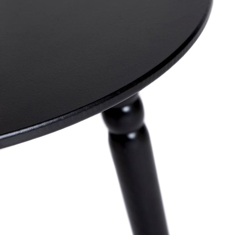 Homla, Cast, stolik kawowy, czarny, 40-40-40 cm