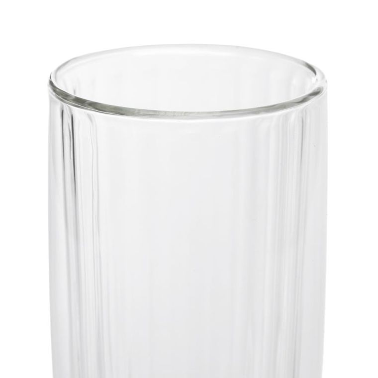 Homla, Cembra Groove, zestaw szklanek z podwójną ścianką, 0,35l, 2 szt.