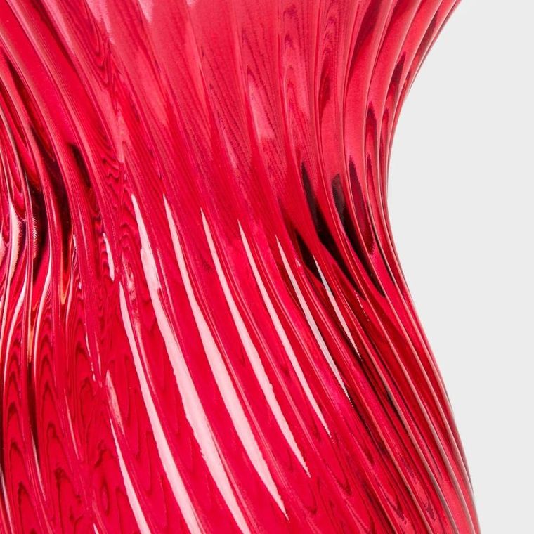 Homla, Cherish Love, wazon, szklany czerwony, 11,5-20 cm