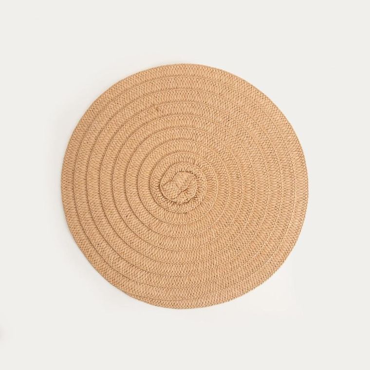 Homla, Cord, maty stołowe, beżowe, 38 cm, 2 szt.