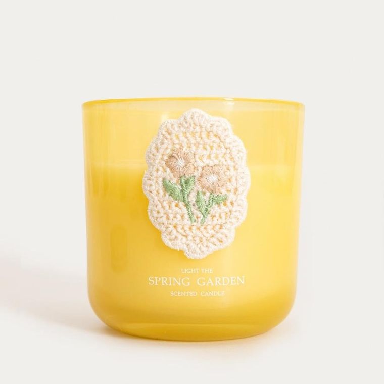Homla, Crohet, świeca zapachowa, Spring Garden, 300g