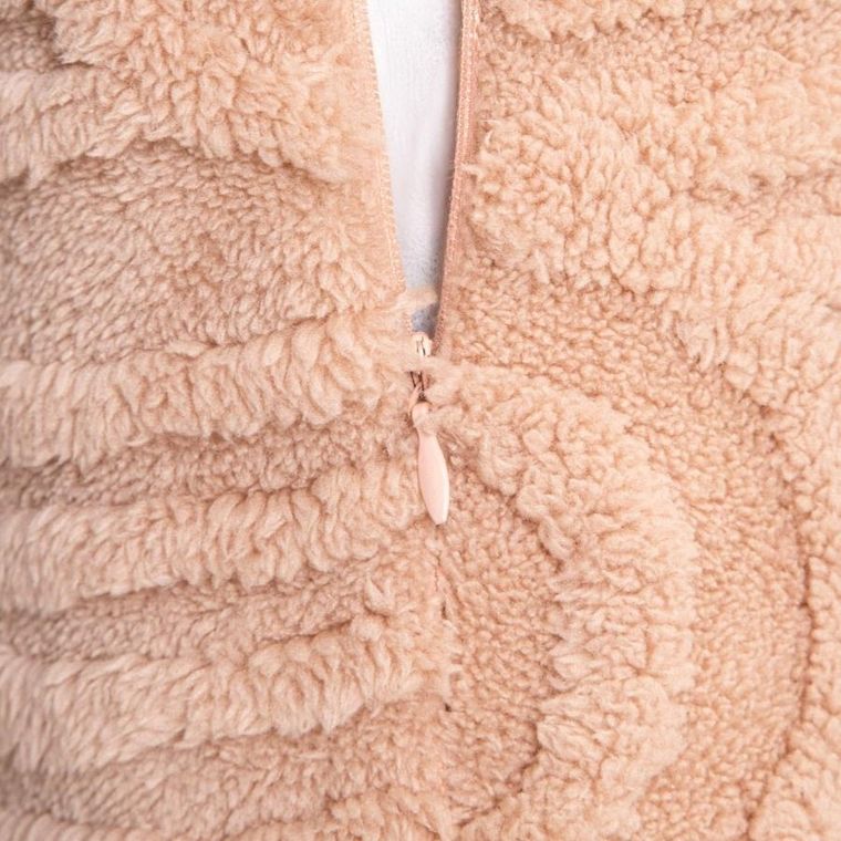 Homla, Darin, poszewka, miękka beżowa ze strukturalnym wzorem, 45-45 cm