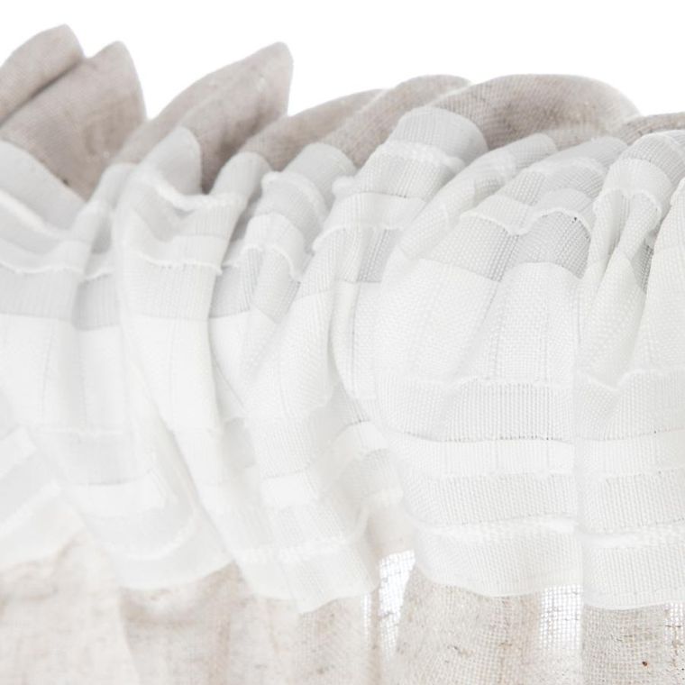 Homla, Darla, zasłona, z haftowanymi kwiatami, 140-250 cm