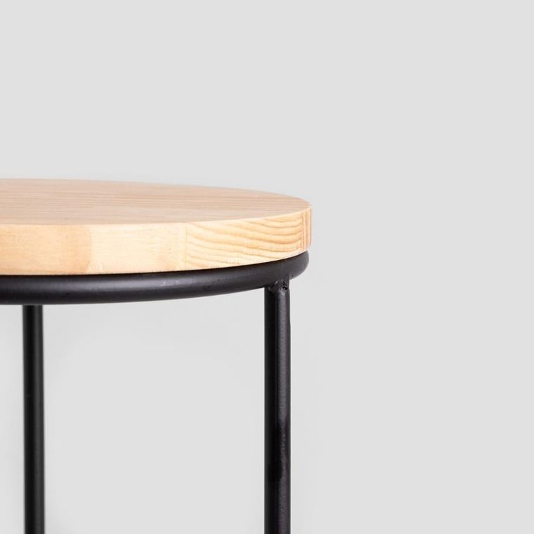 Homla, Ddedoni, kwietnik, metalowy, okrągły, czarny, 23,5-66,5 cm