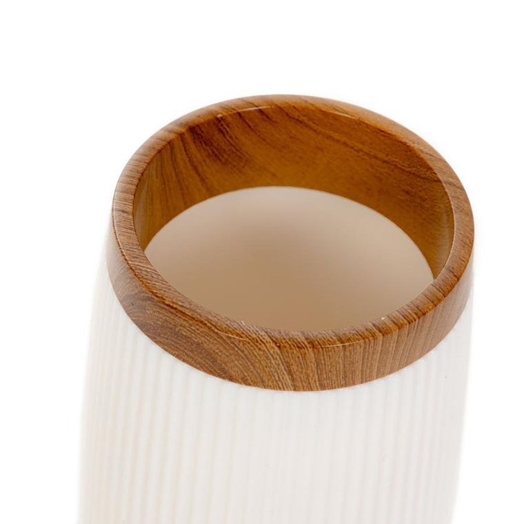 Homla, Diall, kubek łazienkowy, biały, 6,5-12 cm