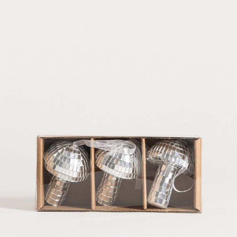 Homla, Disco, zestaw zawieszek, grzybki, 3 szt.