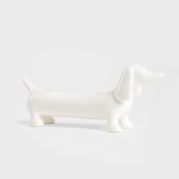 Homla, Dorsey, stojak na szczoteczki do zębów z jamnikiem, 7,3-10,9 cm