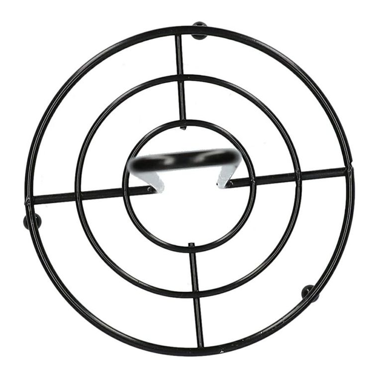 Homla, Duncan, Stojak na ręcznik kuchenny okrągły czarny 15-35 cm