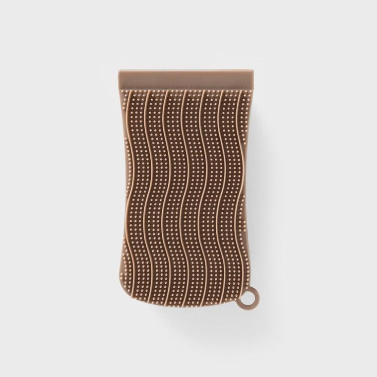 Homla, Easy Clean, Gąbka silikonowa dwustronna taupe, 13-7 cm, 723919