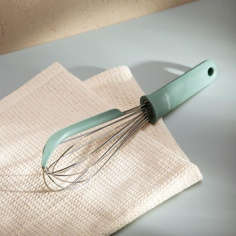 Homla, Easy Cook, trzepaczka kuchenna z łopatką, 27-7 cm