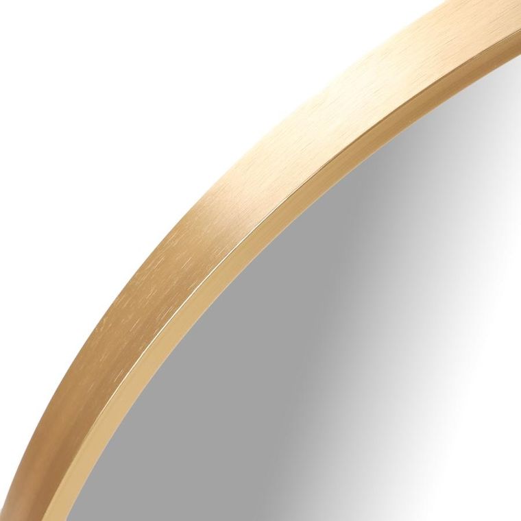 Homla, Elora, lustro, wiszące owalne złote, W = 50 cm