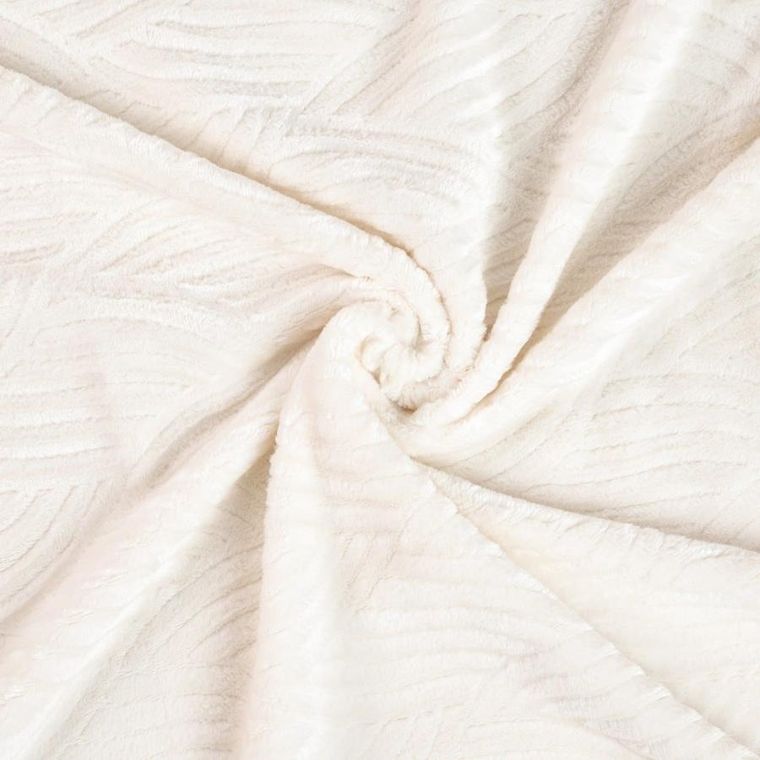 Homla, Ember, koc ecru we wzór, 150-200 cm