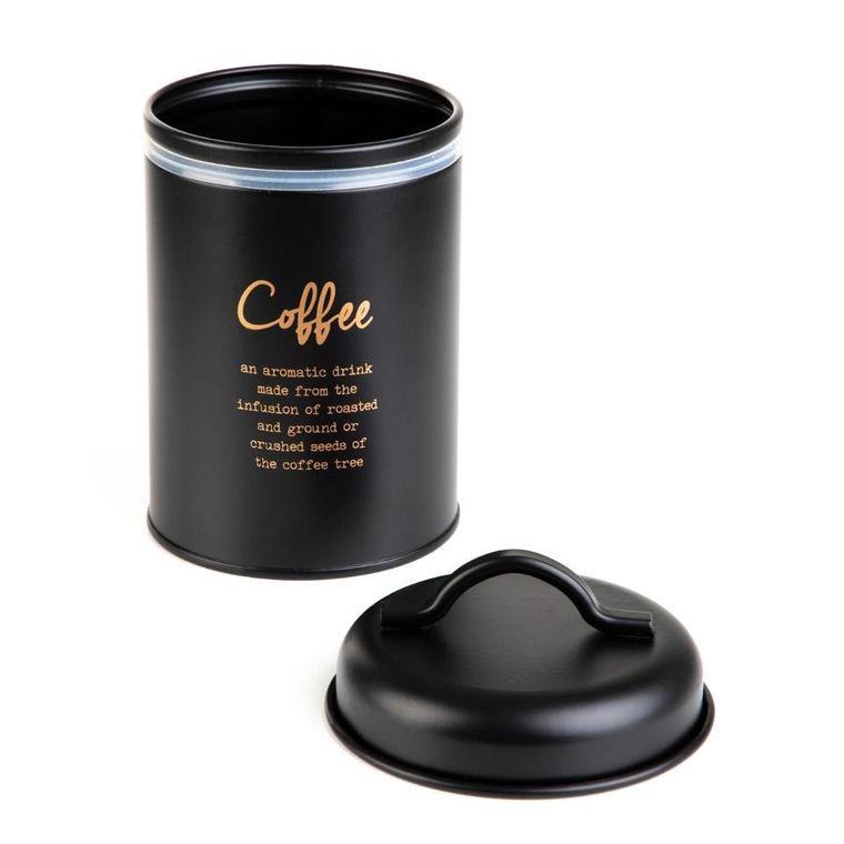 Homla, Escille, pojemnik na kawę czarny, 14-10 cm