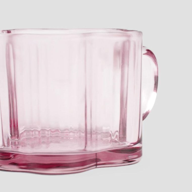 Homla, Estate, szklanka, różowa, 0,25 l