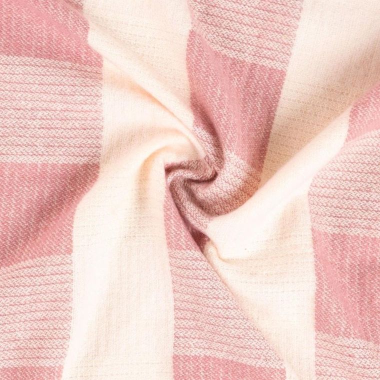 Homla, Fairlie, koc, różowe pasy, 150-200 cm