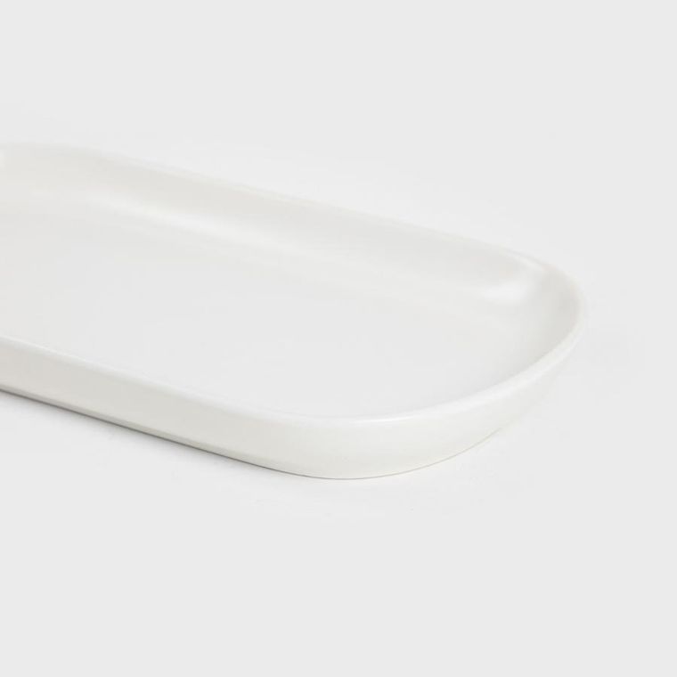 Homla, Famelio, półmisek, owalny, biały, 30 cm