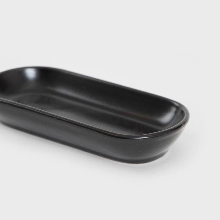 Homla, Famelio, półmisek, owalny czarmy, 16 cm