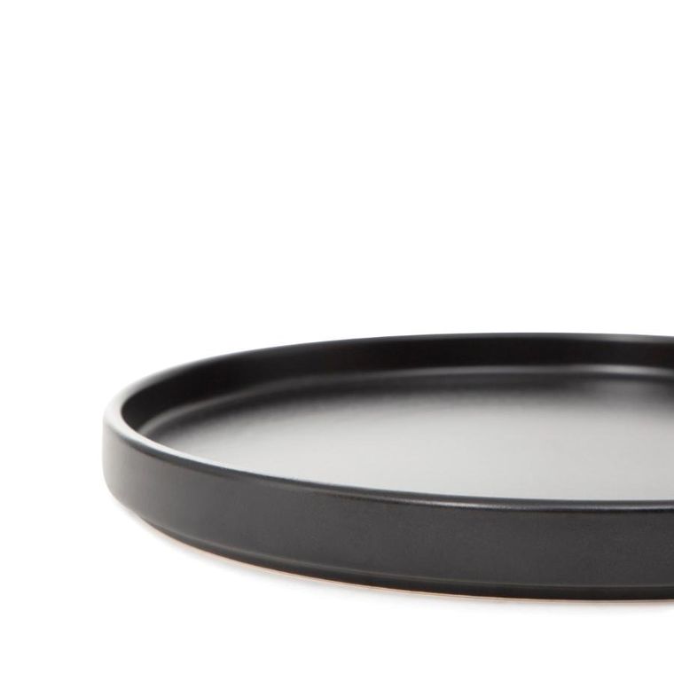 Homla, Famelio, talerz, deserowy czarny 21 cm
