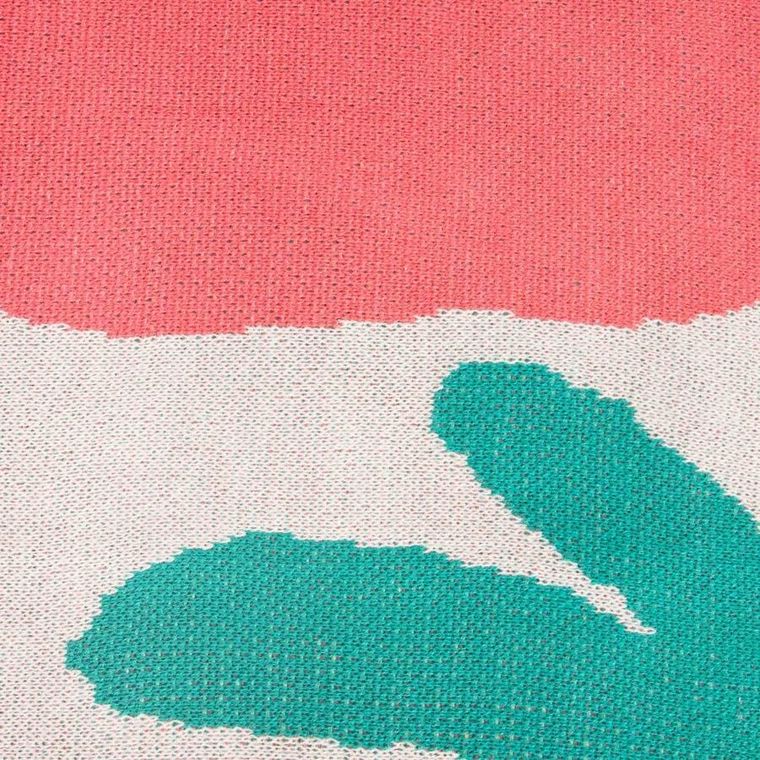 Homla, Felo, koc, z kolorowym motywem kwiatowym, 130-170 cm