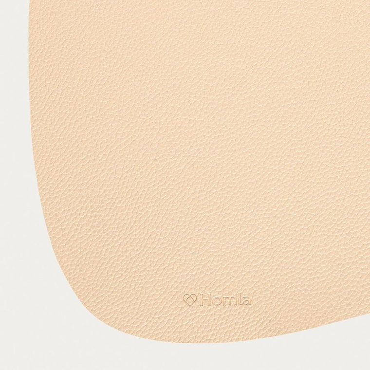 Homla, Femelo, maty stołowe, beżowe, zestaw, 38 cm, 2 szt.