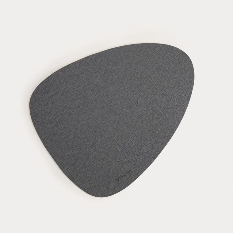 Homla, Femelo, maty stołowe, szare, 38 cm, 2 szt.