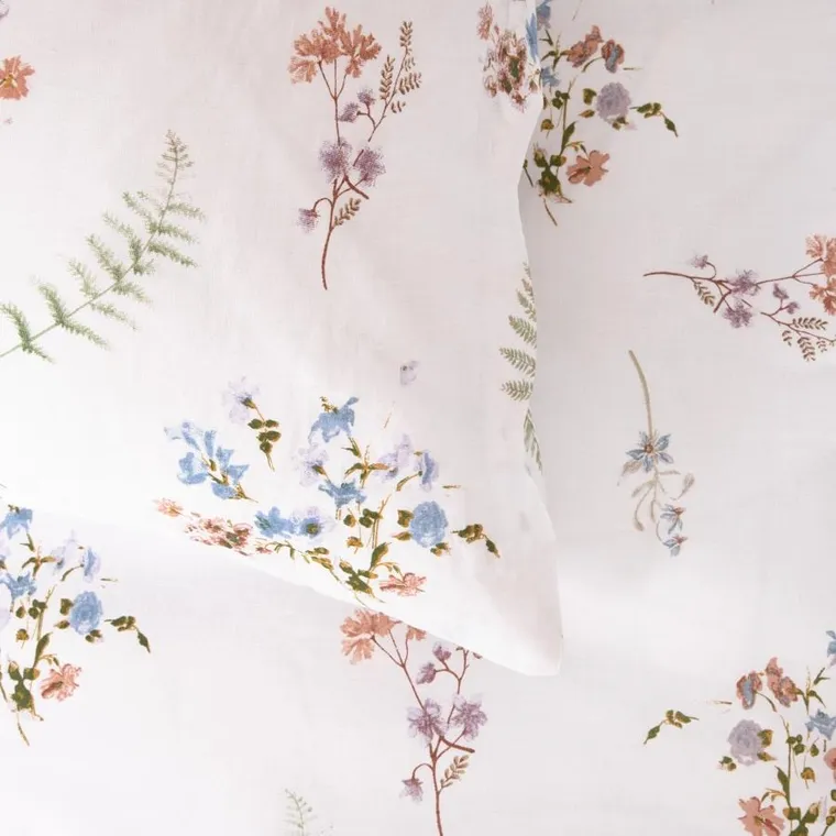 Homla, Fern, Pościel bawełniana w kwiaty 160-200 cm