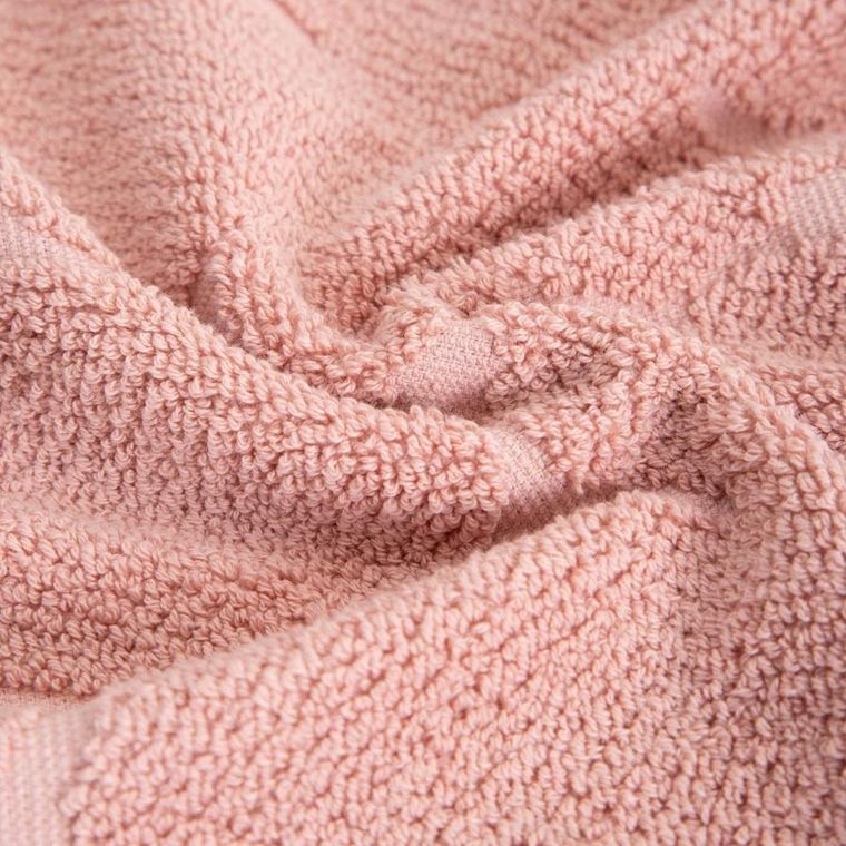 Homla, Flores, ręcznik, różowy żakardowy, 70-130 cm