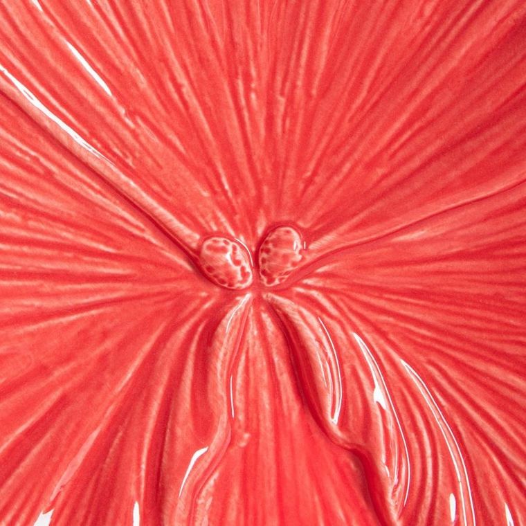 Homla, Folar, taca dekoracyjna, kwiat koralowy, 20,5-20,5-3,5 cm