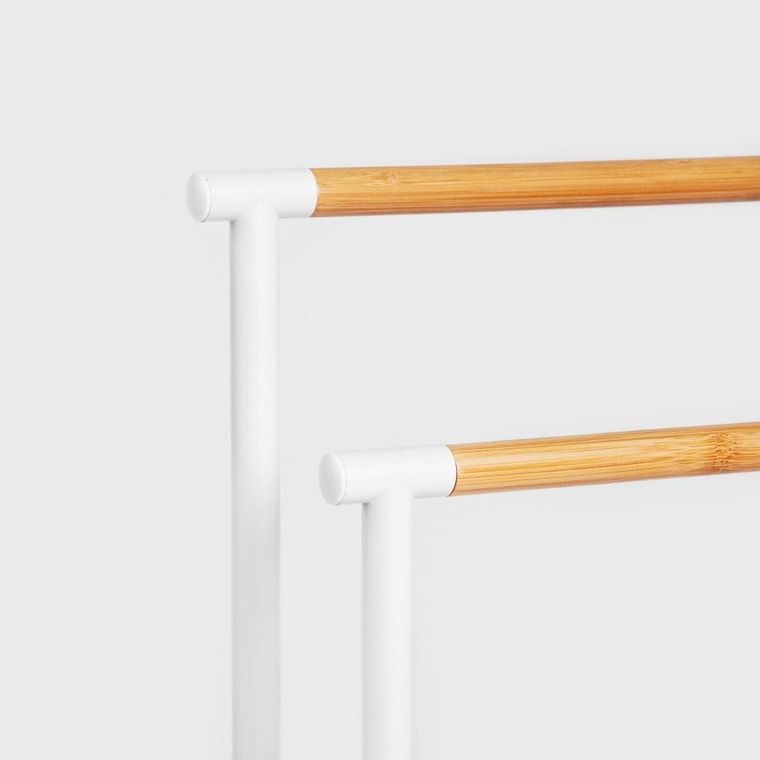 Homla, Fraz, stojak, na ręczniki, biały, 39-18-78 cm