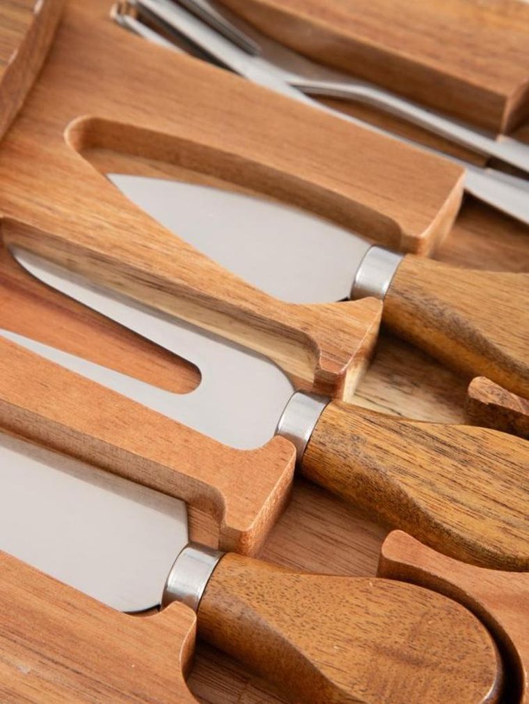 Homla, Fresca, zestaw do serwowania z nożykami, 6 elementów