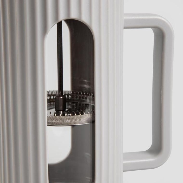 Homla, Genua, zaparzacz, ryflowany szary, 1l