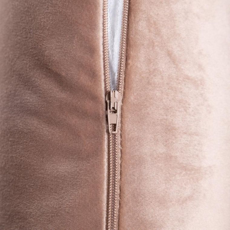 Homla, Gosta, poszewka, ciemnobeżowa, 45-45 cm