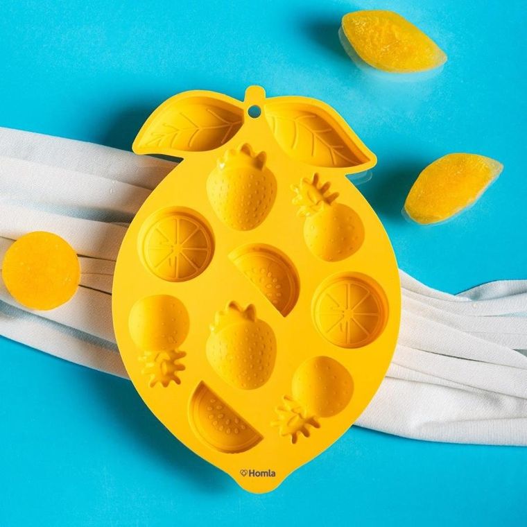 Homla, Ice Summer, forma na kostki lodu, cytryny, 23-17 cm