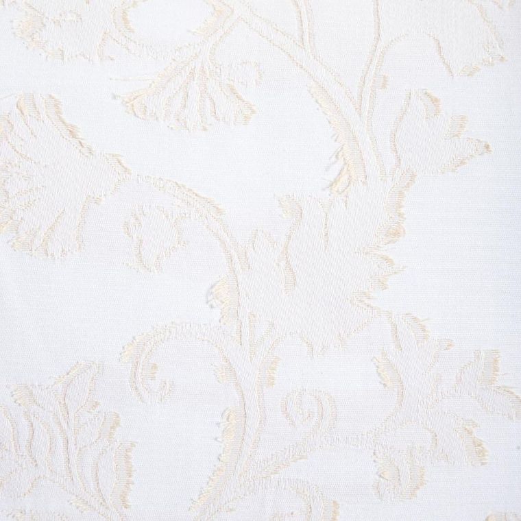 Homla, Jakad, pościel, bawełniana żakardowa biało-beżowa, 200-220 cm