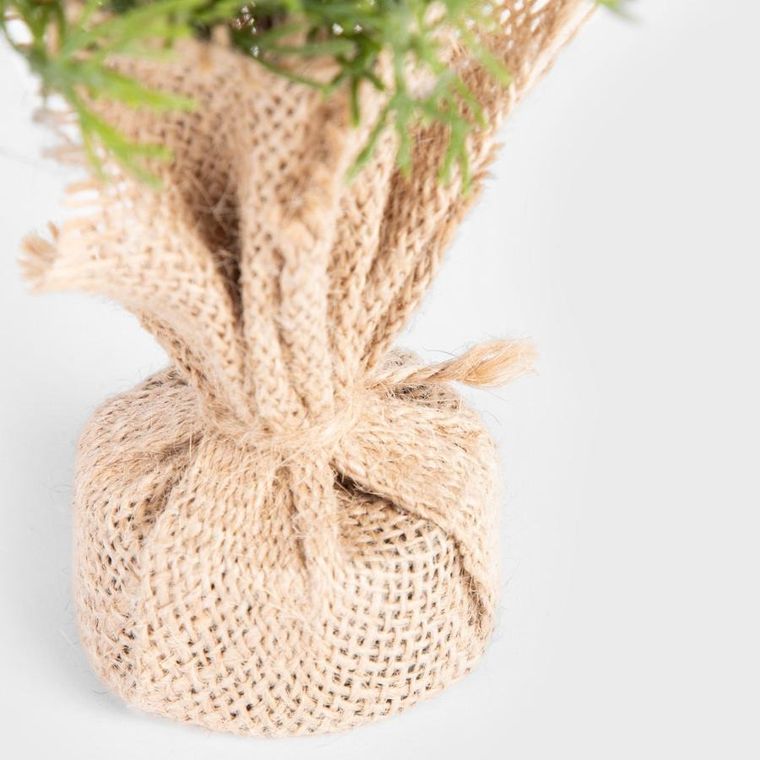 Homla, Juletran, choinka, zielona z szyszkami i czerwonymi gałązkami, 30 cm