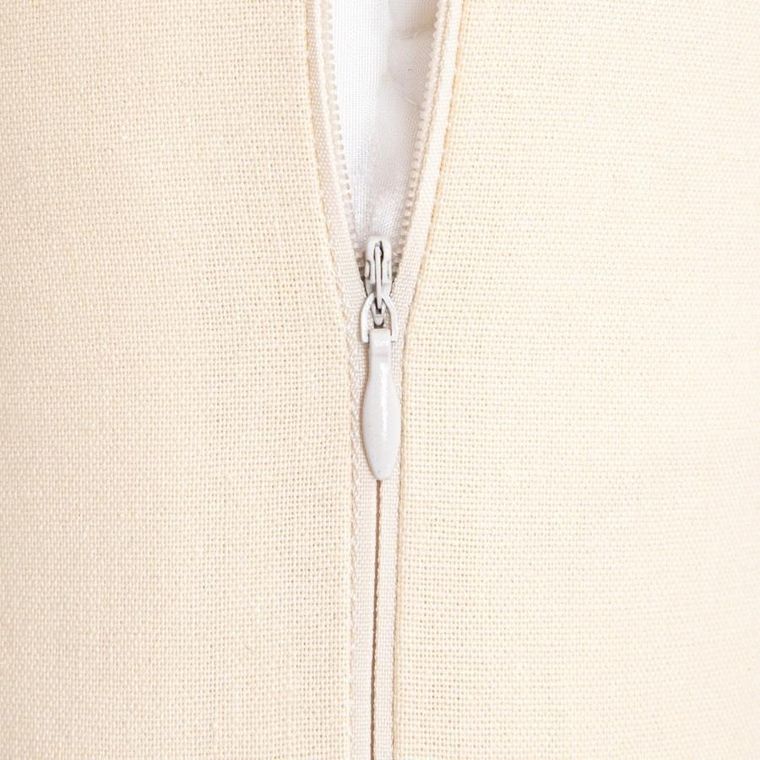 Homla, Kabir, poszewka, z dodatkiem lnu w strukturalne kwiaty, 45-45 cm