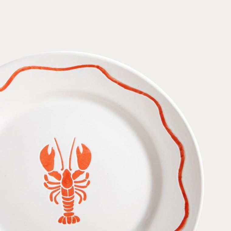 Homla, Kaoma, talerz, deserowy z homarem, 21 cm