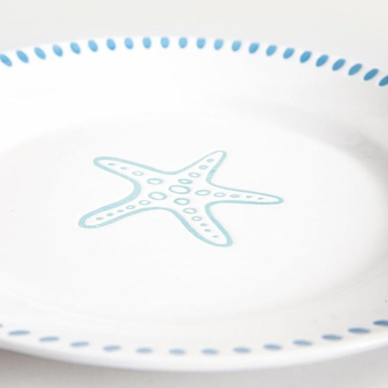 Homla, Kaoma, talerz, deserowy z rozgwiazdą, 21 cm