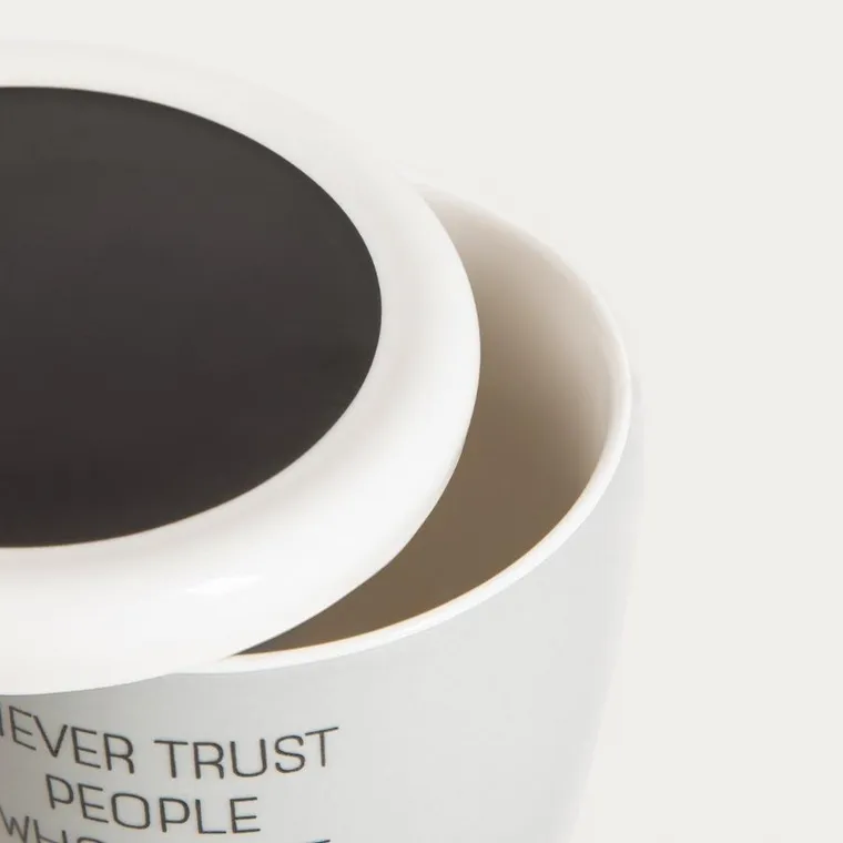 Homla, Kiki, kubek, z pokrywką i czarnym kotem, 0,3l