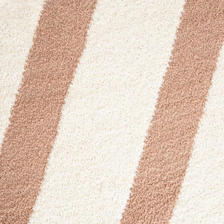 Homla, Kobe, koc gruby żakardowy z beżowym wzorem, 130-170 cm