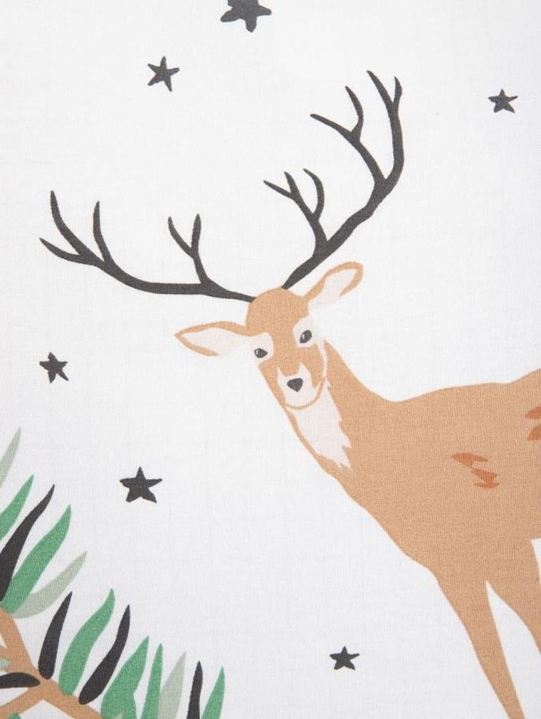 Homla, Landskab, pościel, z bawełny z motywem świątecznym, 160-200 cm