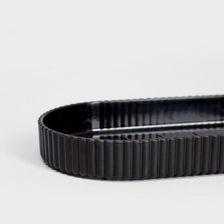 Homla, Leon, zestaw łazienkowy, dozownik i kubeczek, czarny