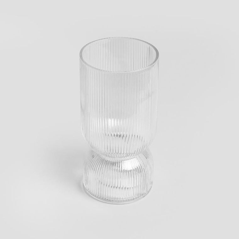 Homla, Limpid, wazon, szklany transparentny, 21 cm