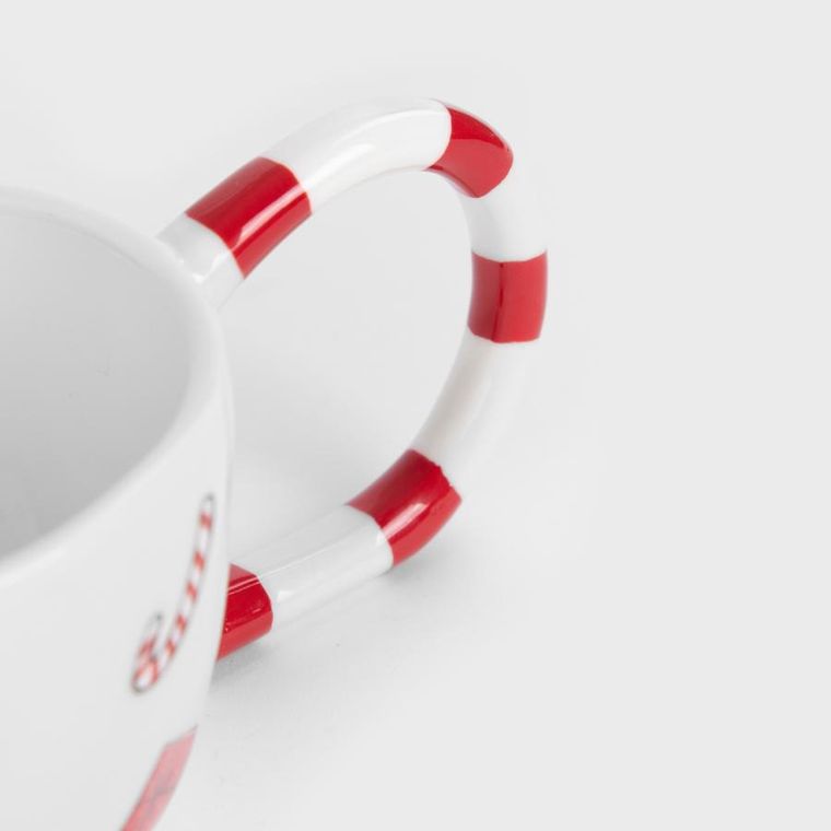 Homla, Lolla, kubek, z dużym uchem czerwony, 0,3l